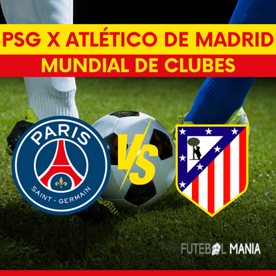 PSG x Atlético de Madrid se enfrentan este domingo en el partido del Mundial de Clubes. PSG x Atlético de Madrid
